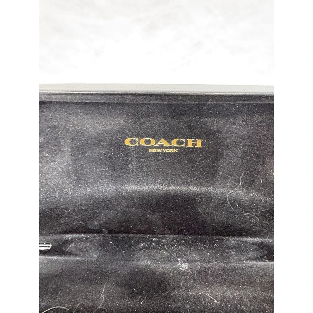 Coach New York Black Hard Clamshell Sunglasses‎ Eyeglasses Case